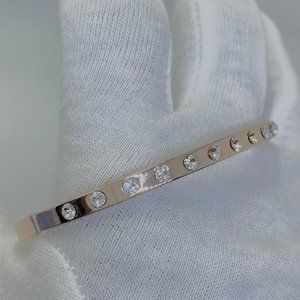 New UNISEX 14K Rose Gold Filled Bracelet Crystals